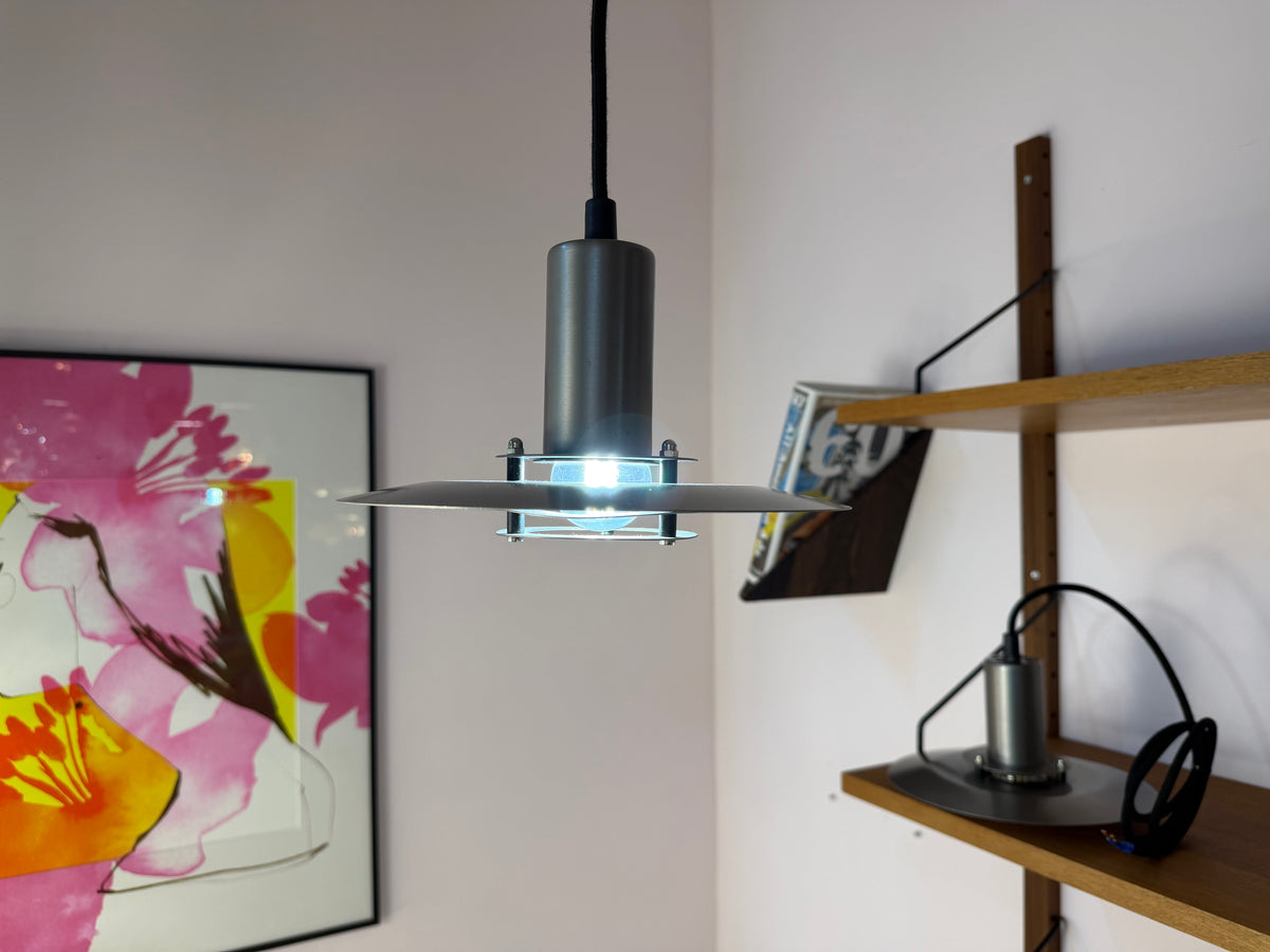 Lamellenlampe Serie Light Studio silber von Horn