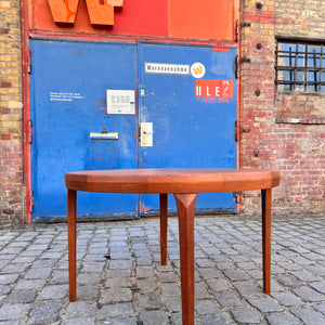 Runder ausziehbarer Esstisch Teak von Henry Rosengren Hansen