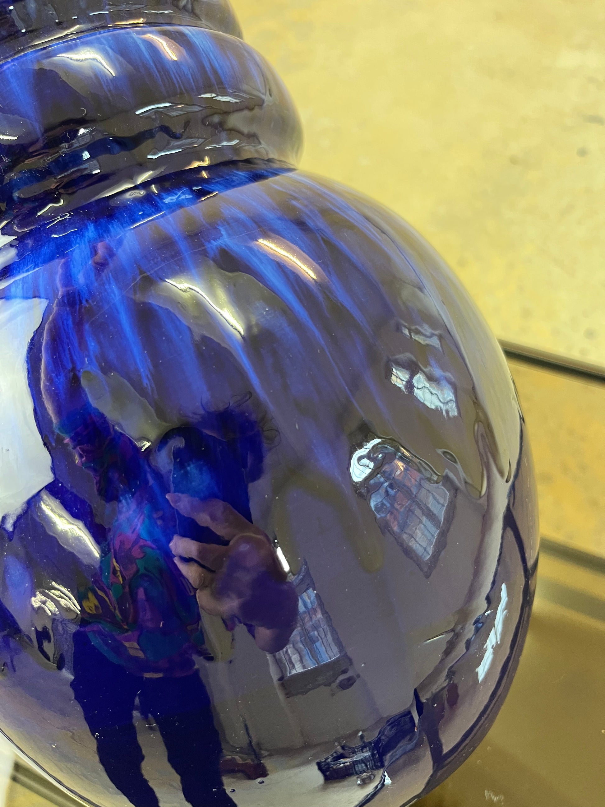 Vase 269-40 blau verlaufend von Scheurich