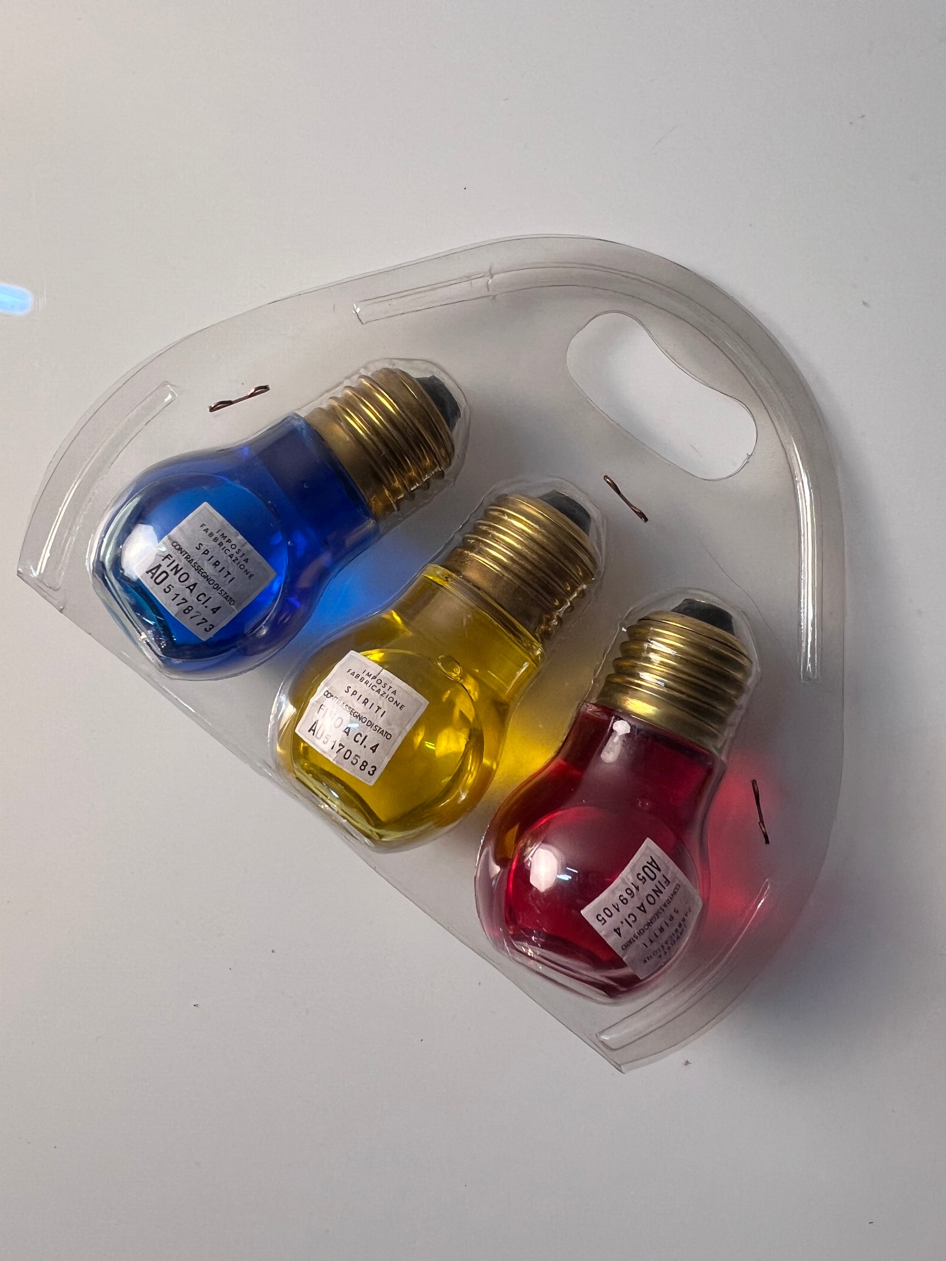 Set: 3x Schnaps in Glühbirne