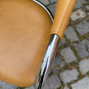 Drehstuhl Chrom Leder von Olymp