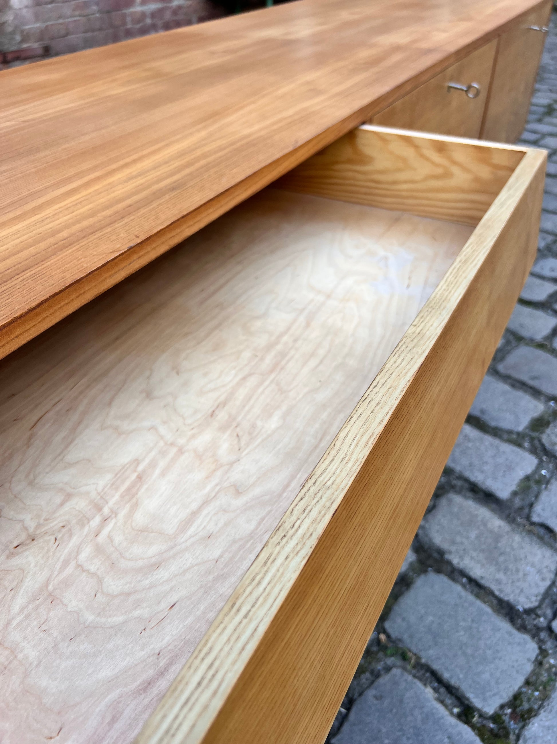 XXL Lowboard Esche 70er