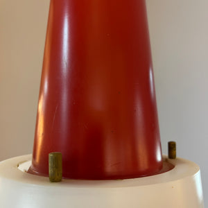 Küchenlampe rot weiß Kunststoff von Philips Holland