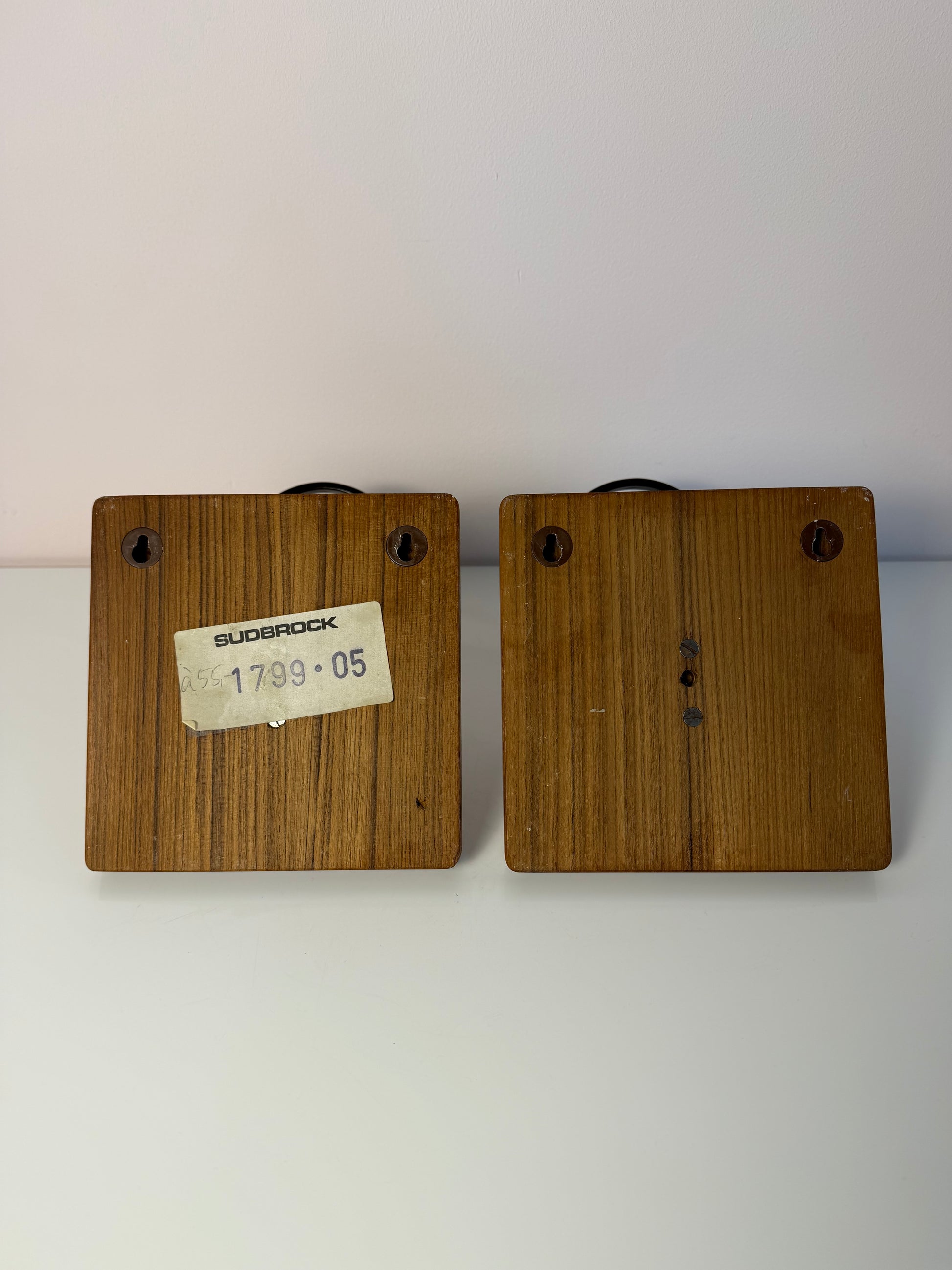 Set: Wandhaken Garderobe Teak von Sudbrock