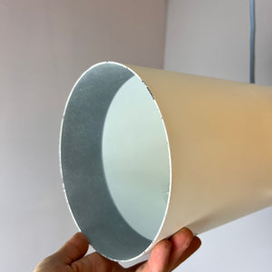 Zylinderlampe weiß neu lackiert von Fog & Mørup