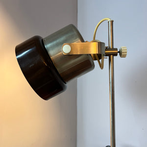 Tischlampe braun 70er