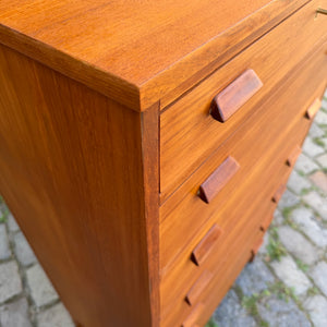 Tallboy Kommode Teak aus Dänemark