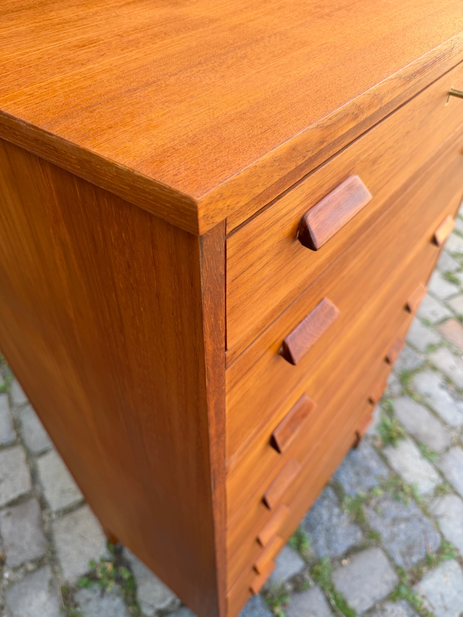 Tallboy Kommode Teak aus Dänemark
