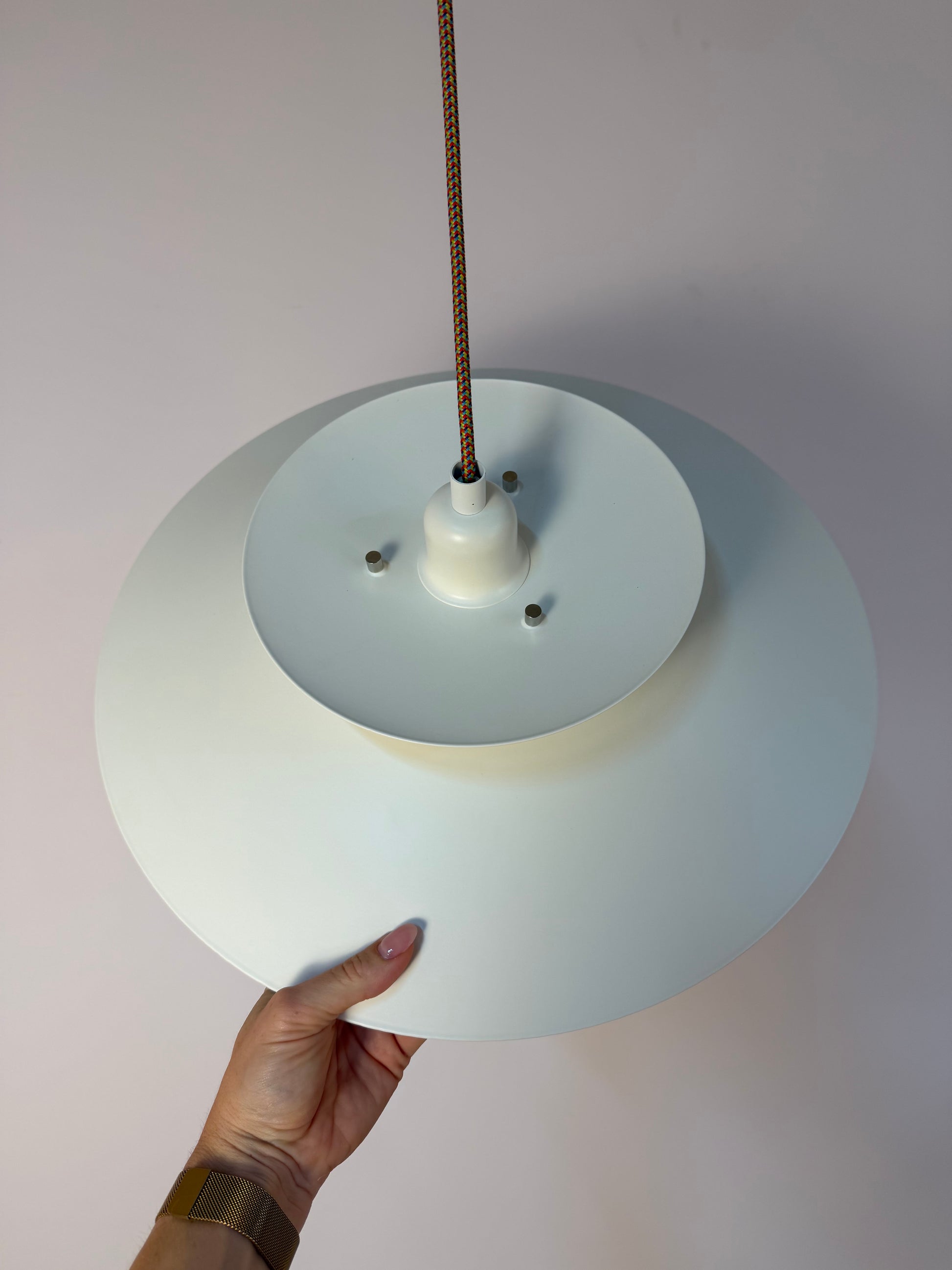 Lamellenlampe Typ 4450 weiß von Lyfa