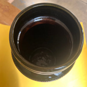 Bodenvase 289-47 grün gelb von Scheurich West Germany