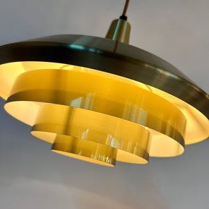 Lamellenlampe gold aus Dänemark
