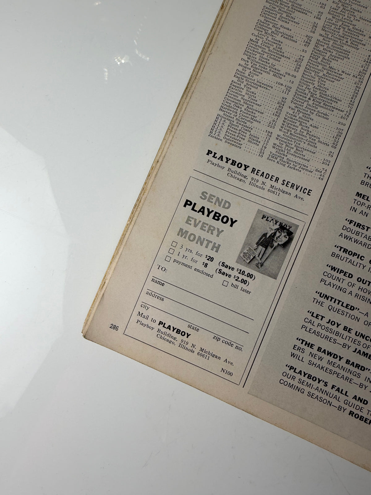 Playboy - Amerikanische Ausgabe September 1966