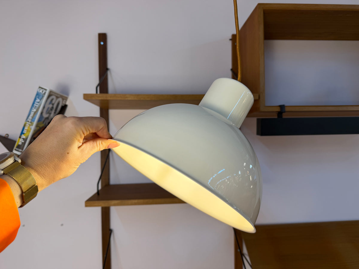 Bunkerlampe cremeweiß aus Dänemark