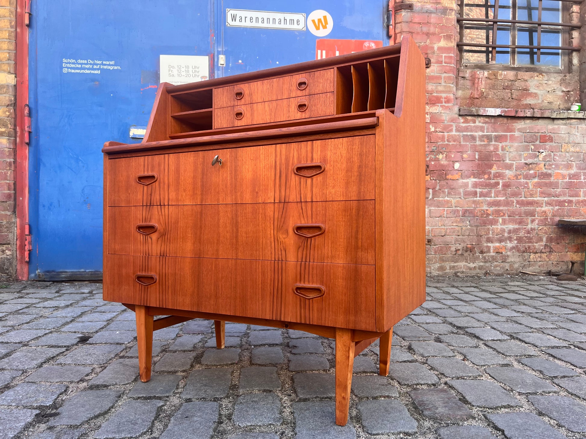 Sekretär Teak aus Dänemark