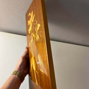 Intarsienbild Blumen