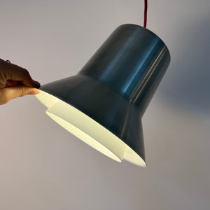 Hängelampe Auditorie 1 silber weiß von Svend Middelboe für Nordisk Solar