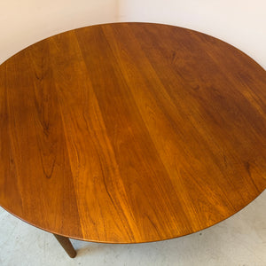 Runder Esstisch Modell 311 Teak von Peter Hvidt & Orla Mølgaard-Nielsen für Søborg Møbelfabrik