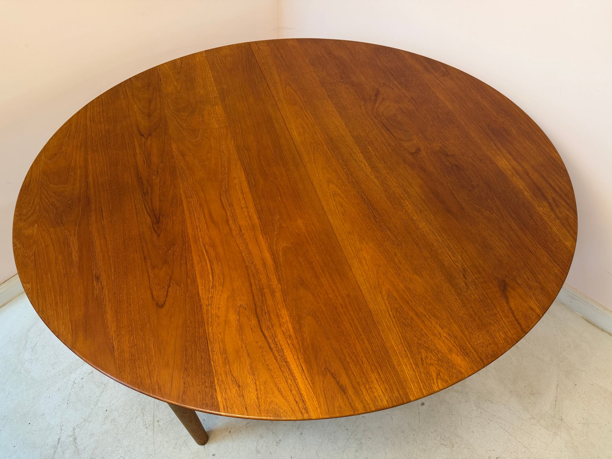 Runder Esstisch Modell 311 Teak von Peter Hvidt & Orla Mølgaard-Nielsen für Søborg Møbelfabrik