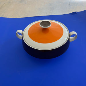 Porzellanservice orange braun von Eschenbach Bavaria