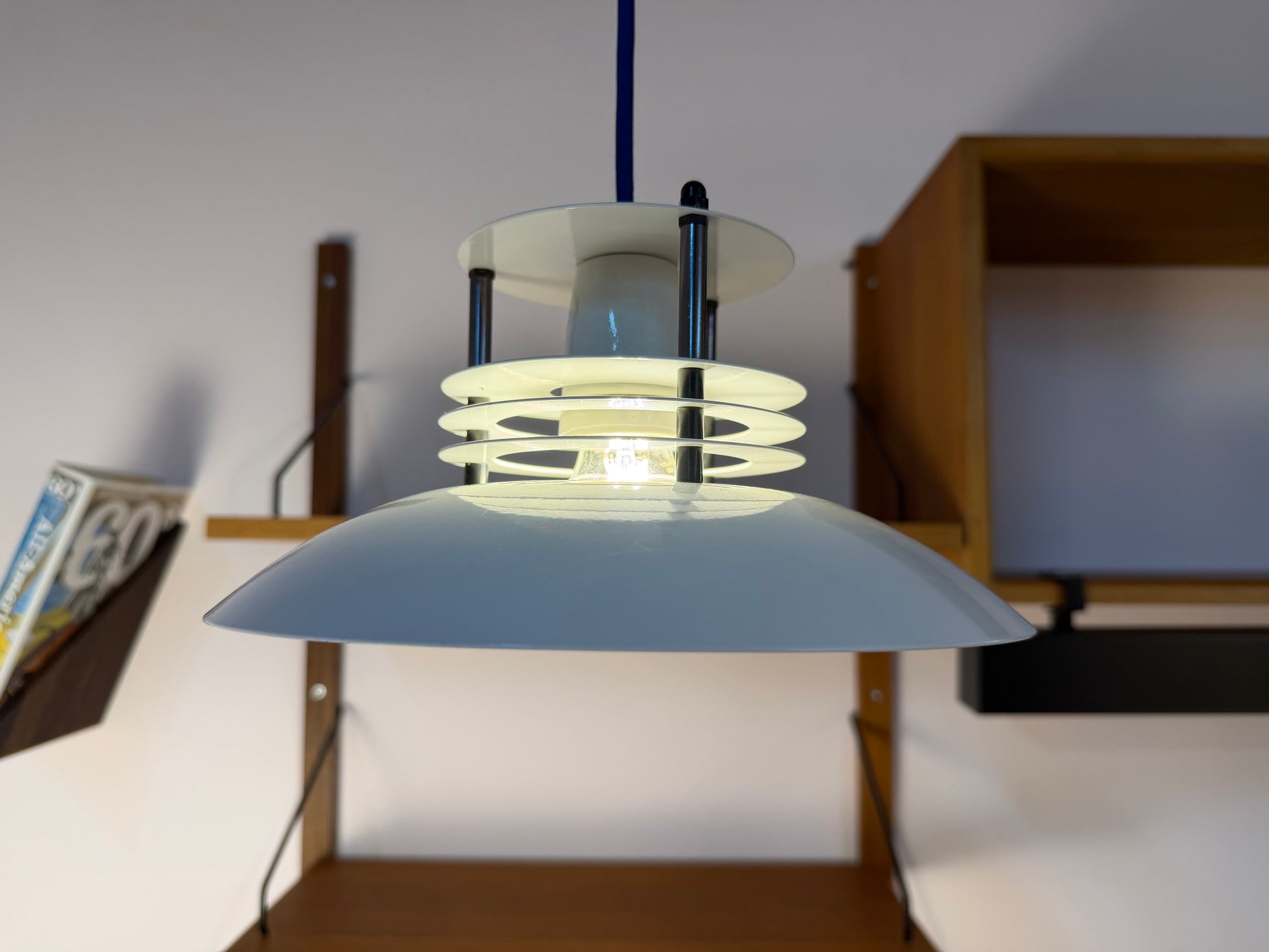 Lamellenlampe weiß aus Dänemark