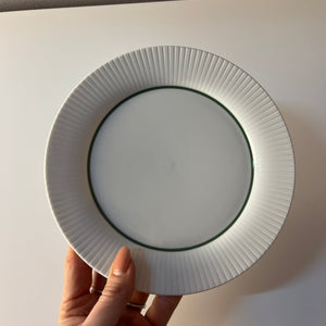 Set: 6x Kuchenteller Modulation Secunda grün von Tapio Wirkkala für Rosenthal