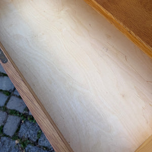 Kommode Eiche mit Schloss aus Dänemark