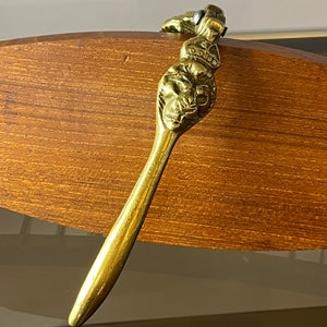 Nussknacker Löwe Messing