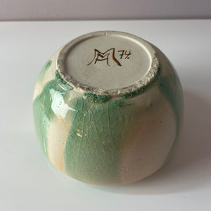 Bonboniere creme mint Keramik