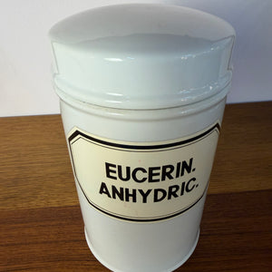 Apothekerdose Eucerin. Anhydric weiß Porzellan - 1000 ml