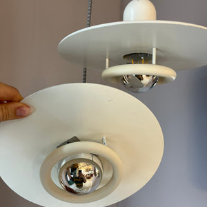 Hängelampe Optima weiß von Hans Due für Fog & Mørup