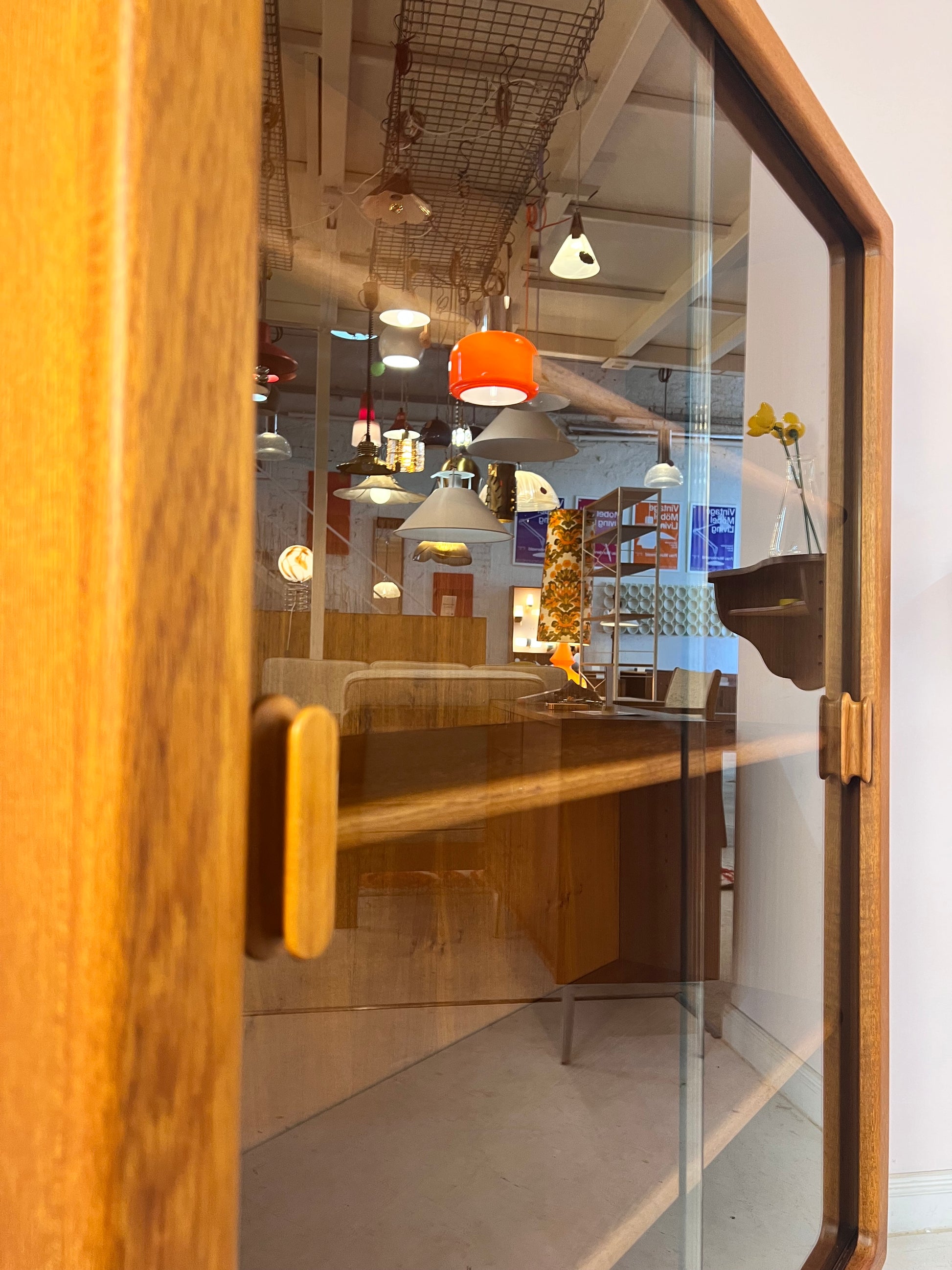 Vitrinenschrank Teak von Silkeborg Møbelfabrik