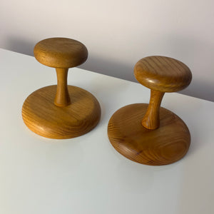 Set: 2x Wandhaken Eiche