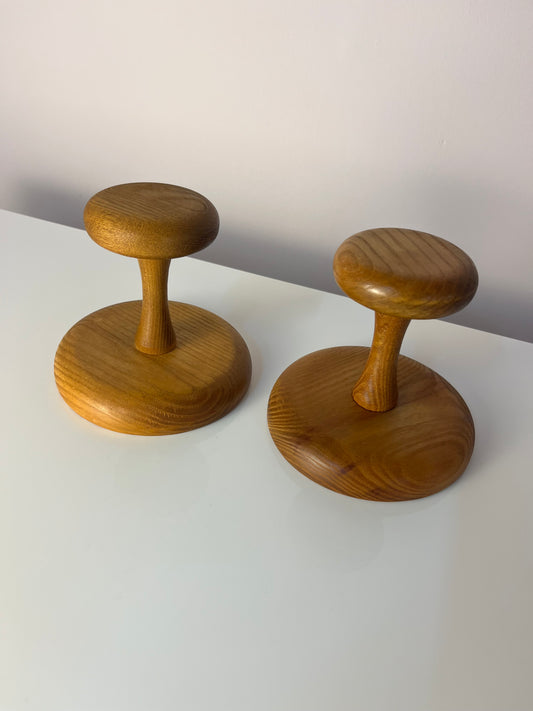 Set: 2x Wandhaken Eiche