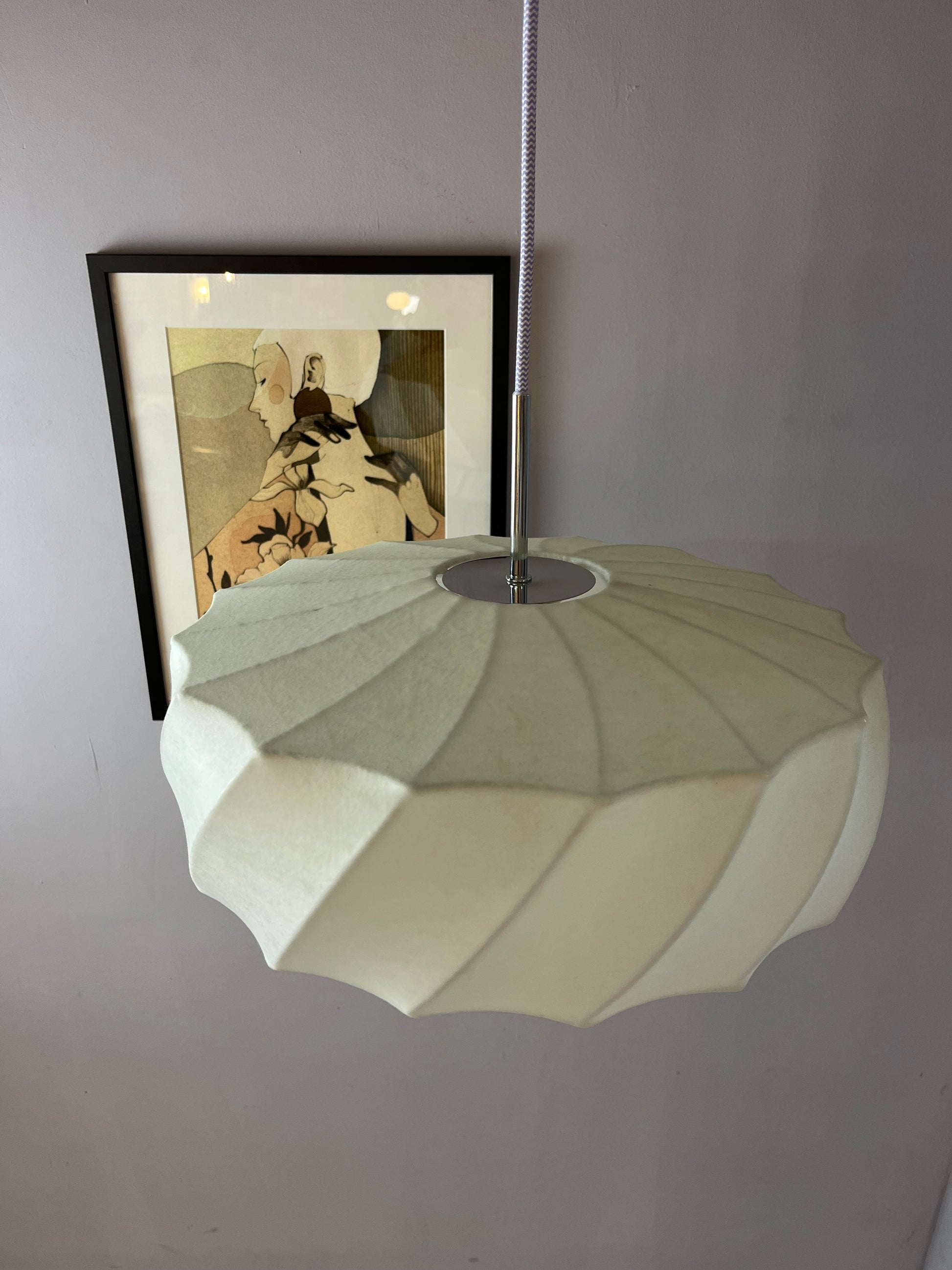 Hängelampe Cocoon weiß