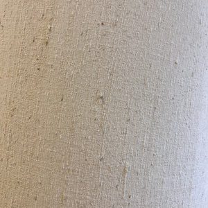 Tischlampe Teak & Rohseide von DOMUS