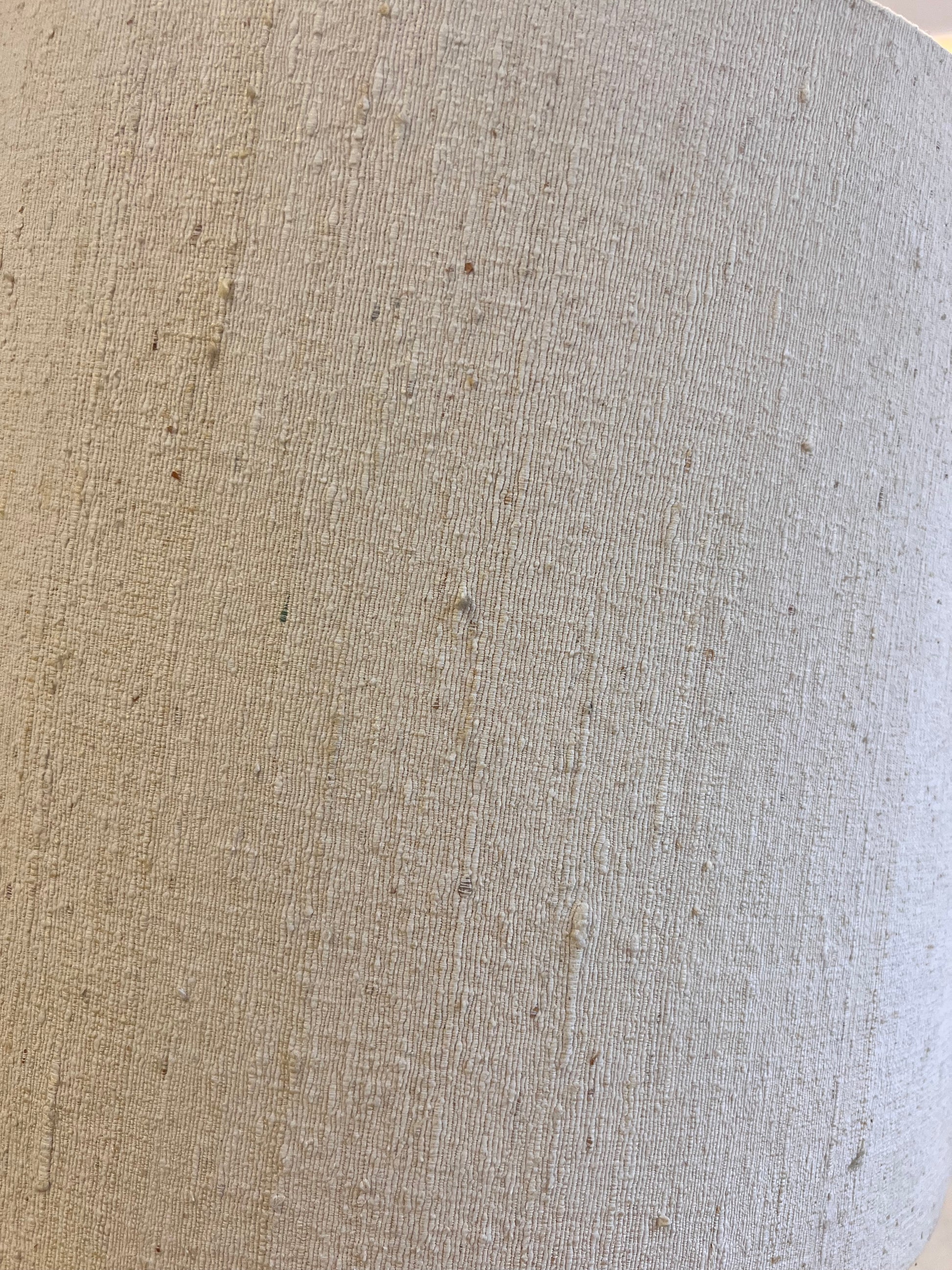 Tischlampe Teak & Rohseide von DOMUS