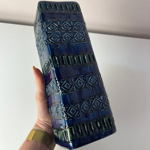 Vase Serie Rimini Blu von Aldo Londi für Bitossi
