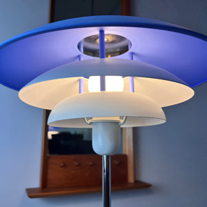 Lamellen-Tischlampe neu lackiert Dänemark