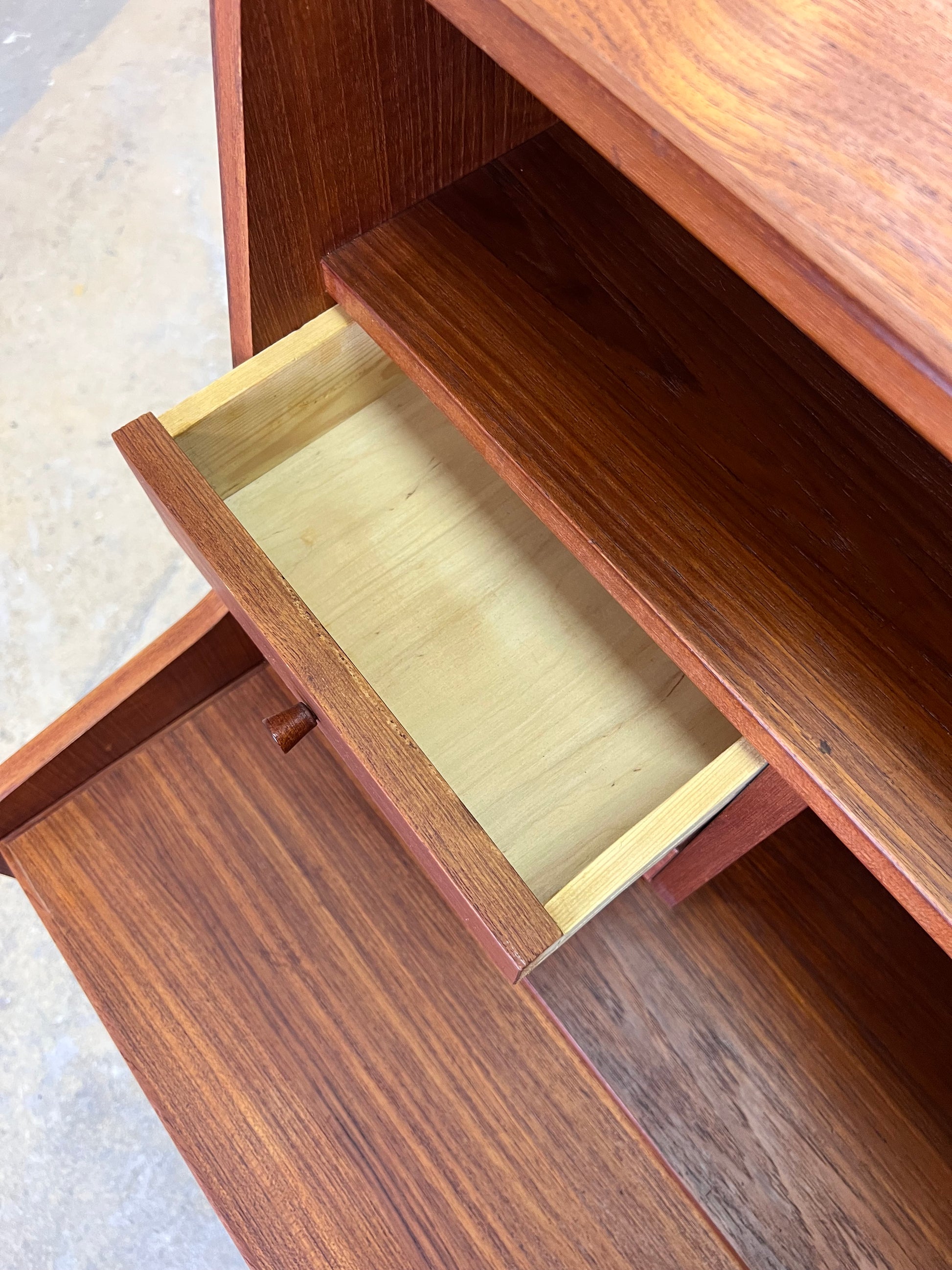 Sekretär Teak aus Dänemark