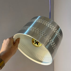 Hängelampe silber Aluminium aus Dänemark