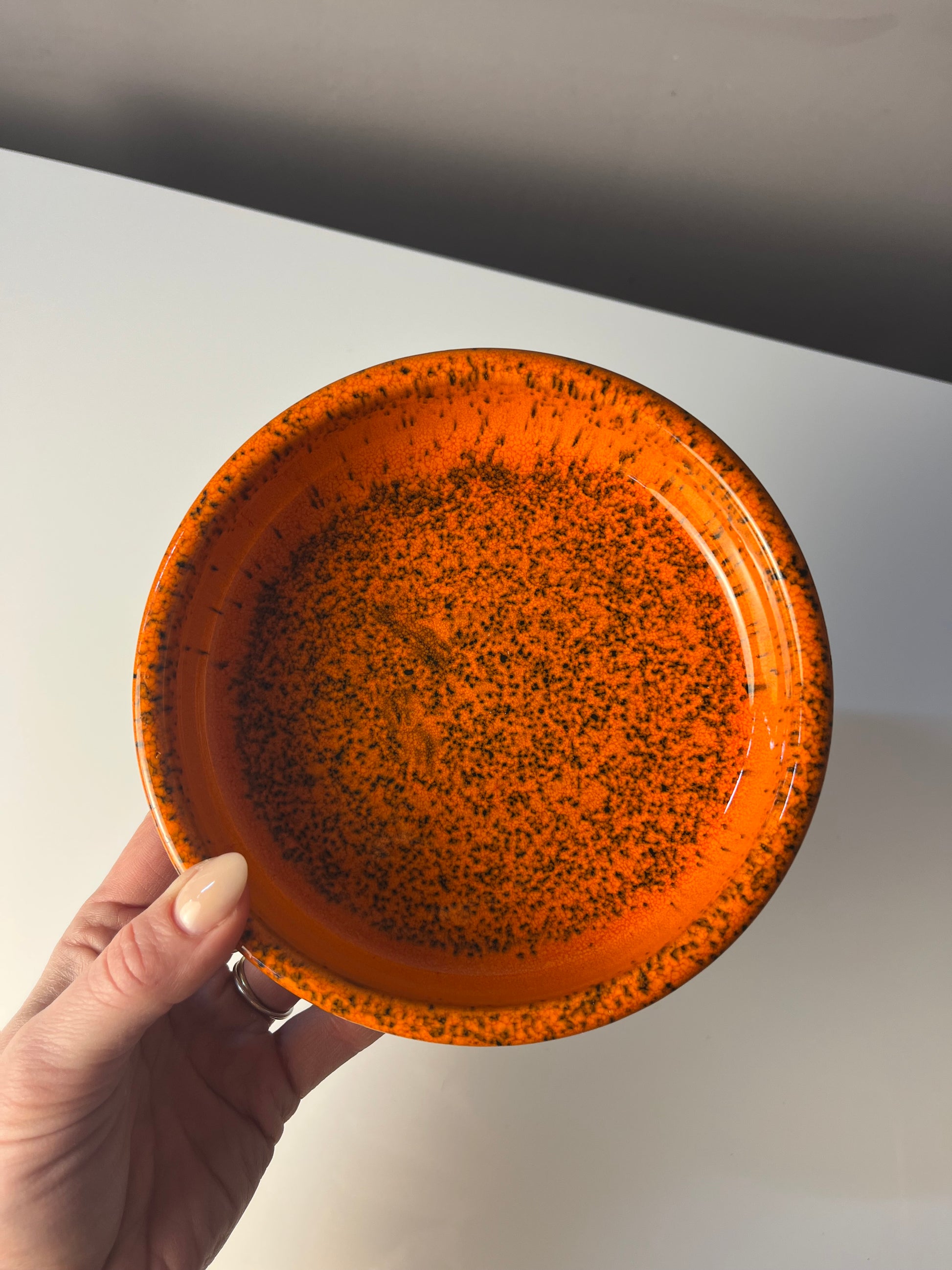 Schale orange Keramik