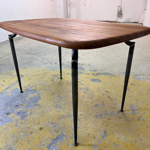 Esstisch Teak mit Metallbeinen