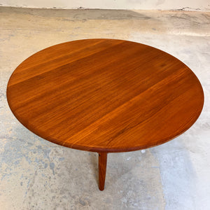 Runder Couchtisch Teak von Niels Bach