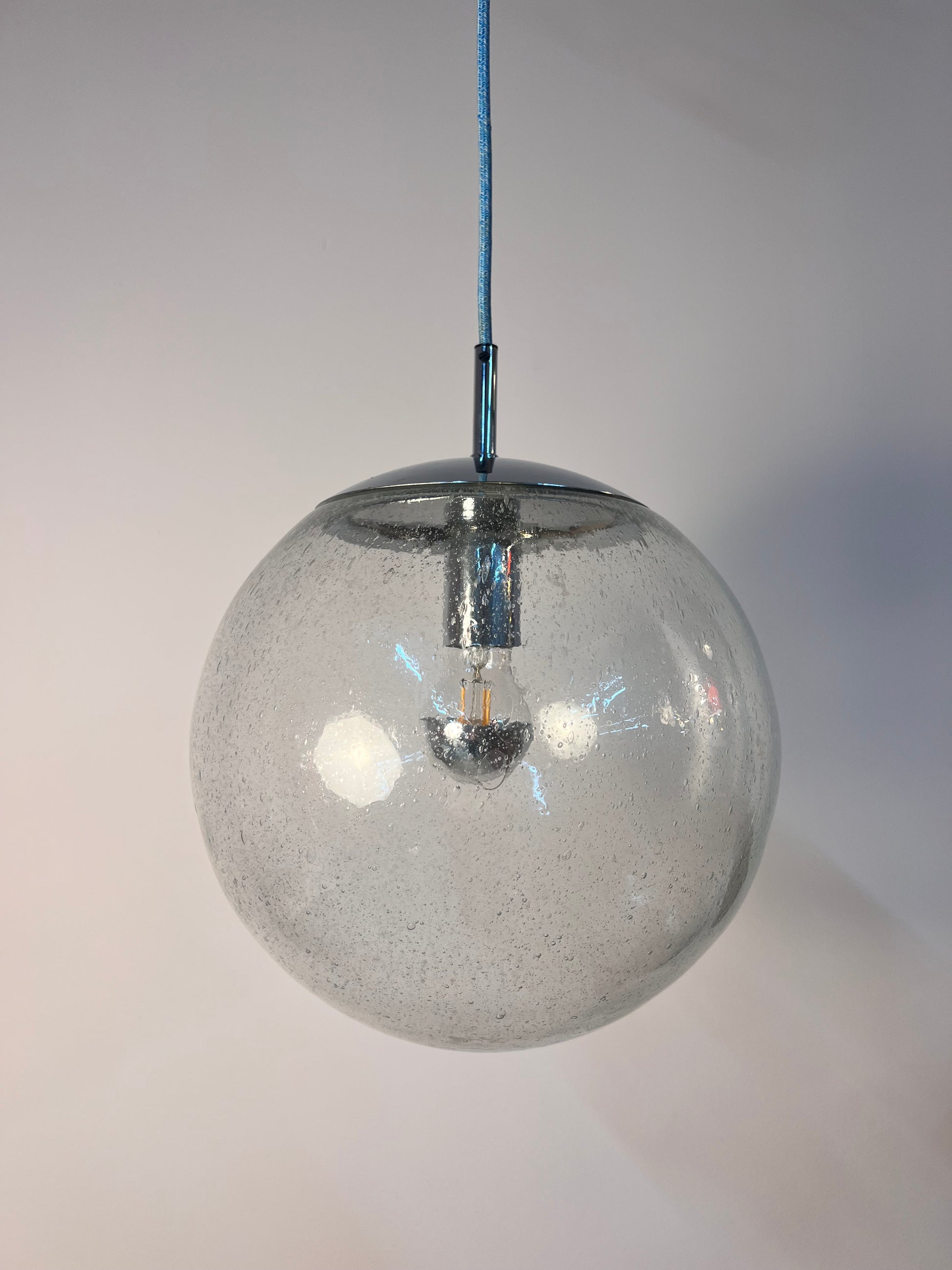 Kugellampe Glas Chrom von Hustadt Leuchten