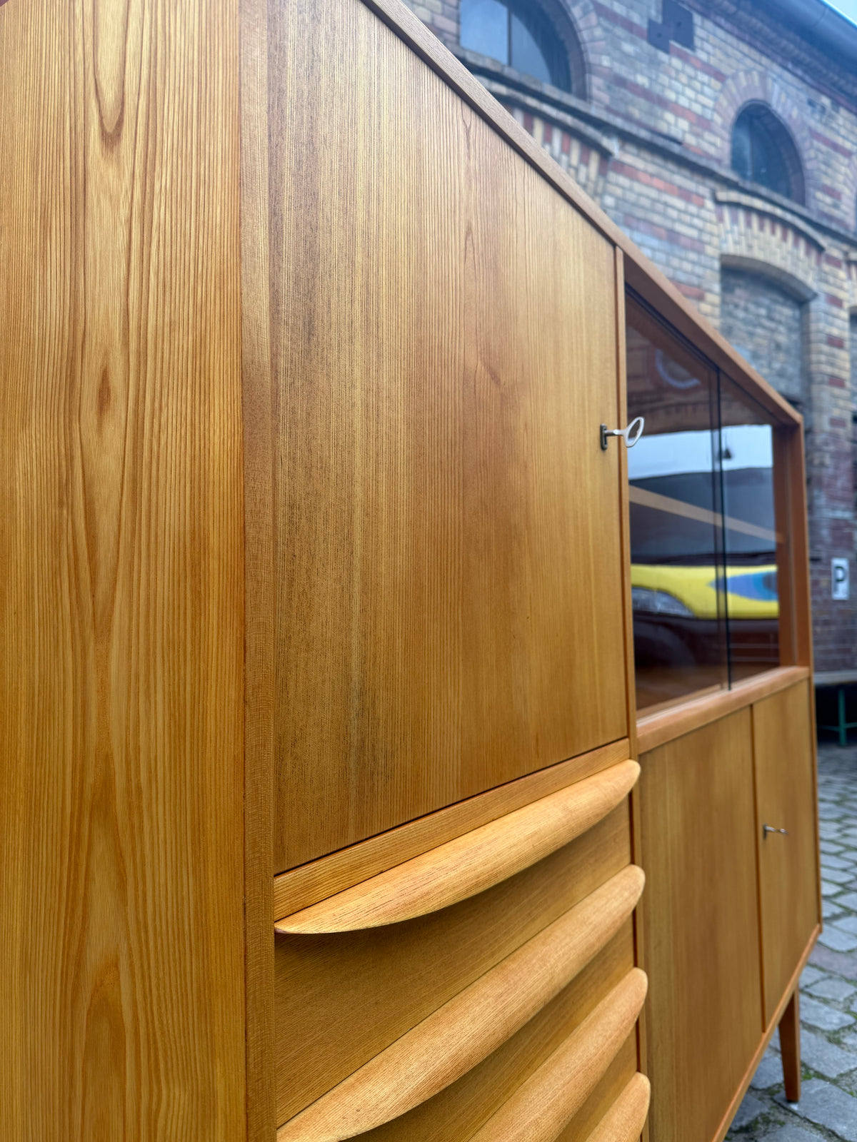 Highboard Typ 602/G Esche von Franz Ehrlich für Hellerau