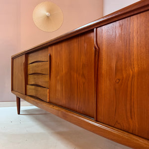Sideboard Teak von Gunni Omann für Aco aus Dänemark
