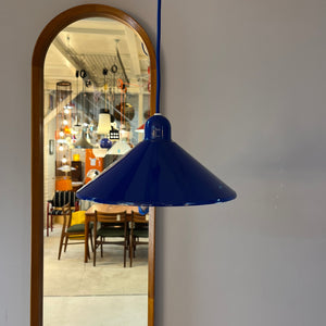 Metalllampe blau aus Dänemark