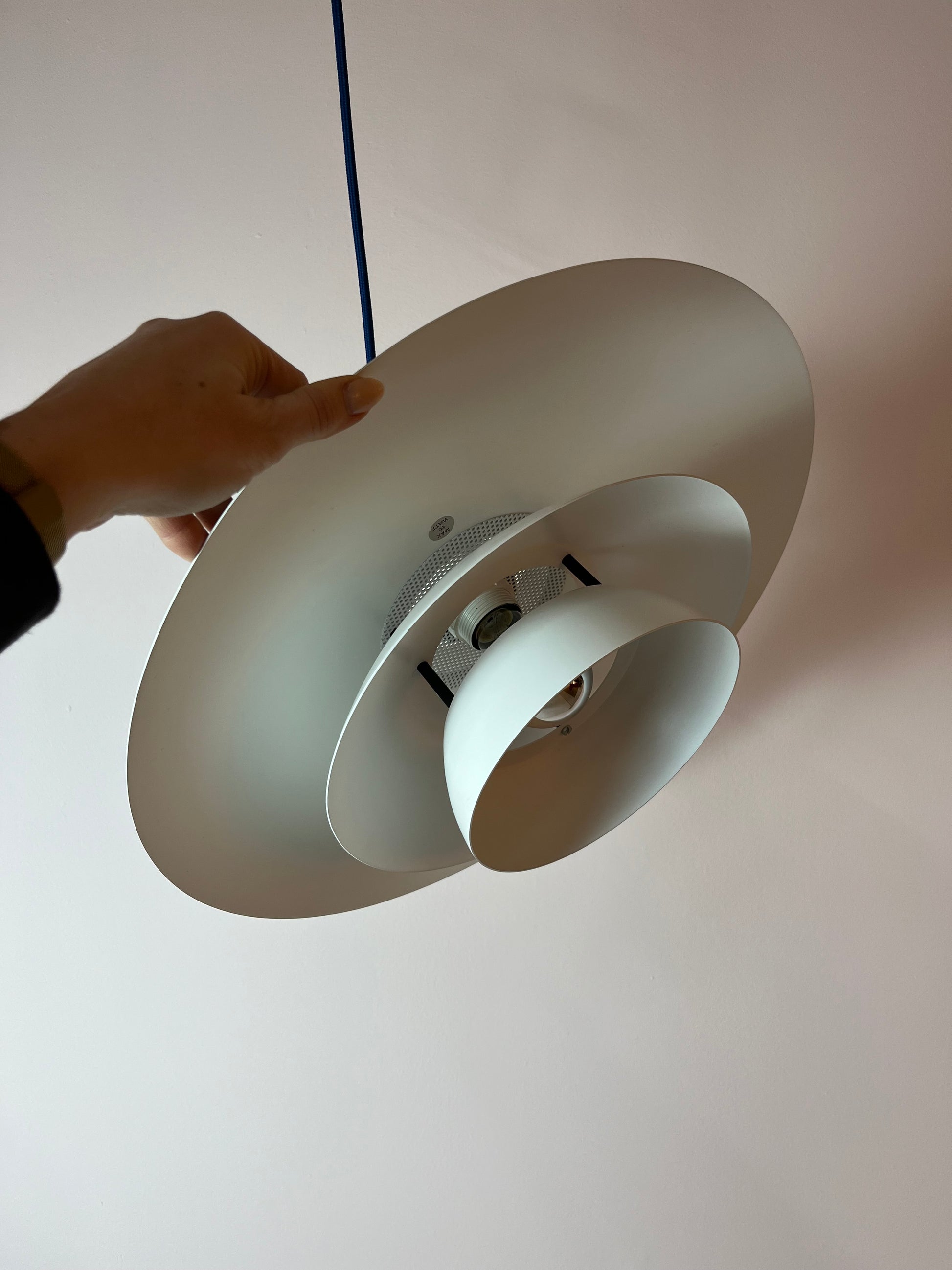 Lamellenlampe weiß aus Dänemark