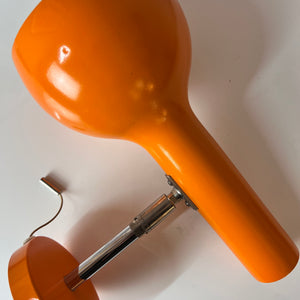 Wandlampe orange 70er