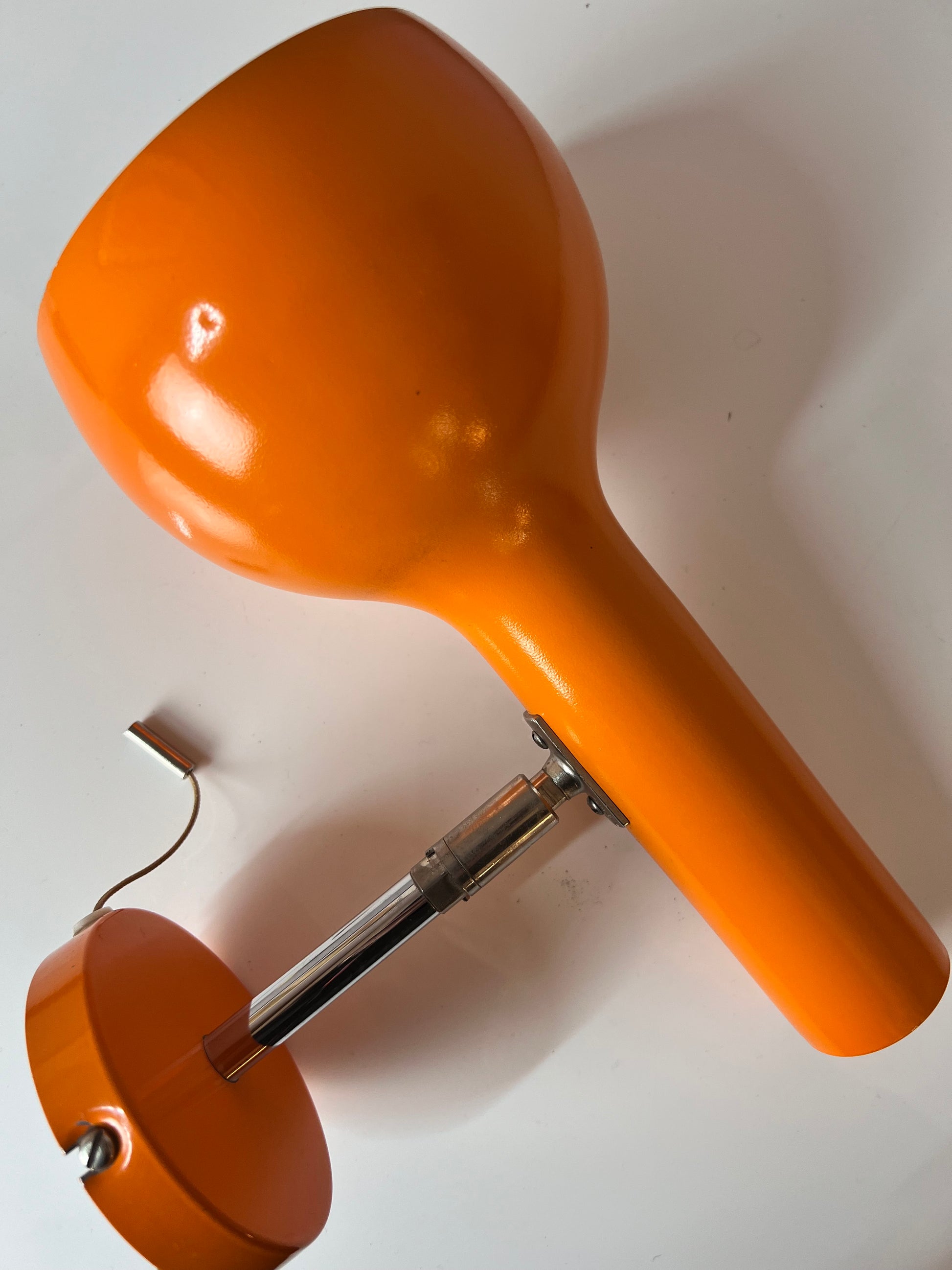 Wandlampe orange 70er